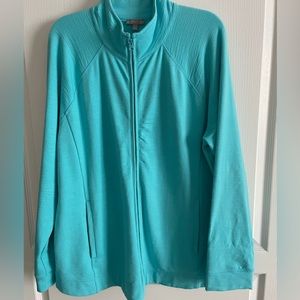 Talbots turquoise sweatshirt